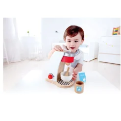 Machine à café en bois blanche - Hape