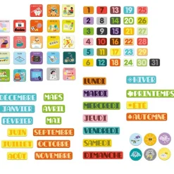 Magnet bois calendrier - JeuJura