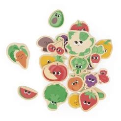 Magnets 24 pièces -Fruits et Légumes - Janod