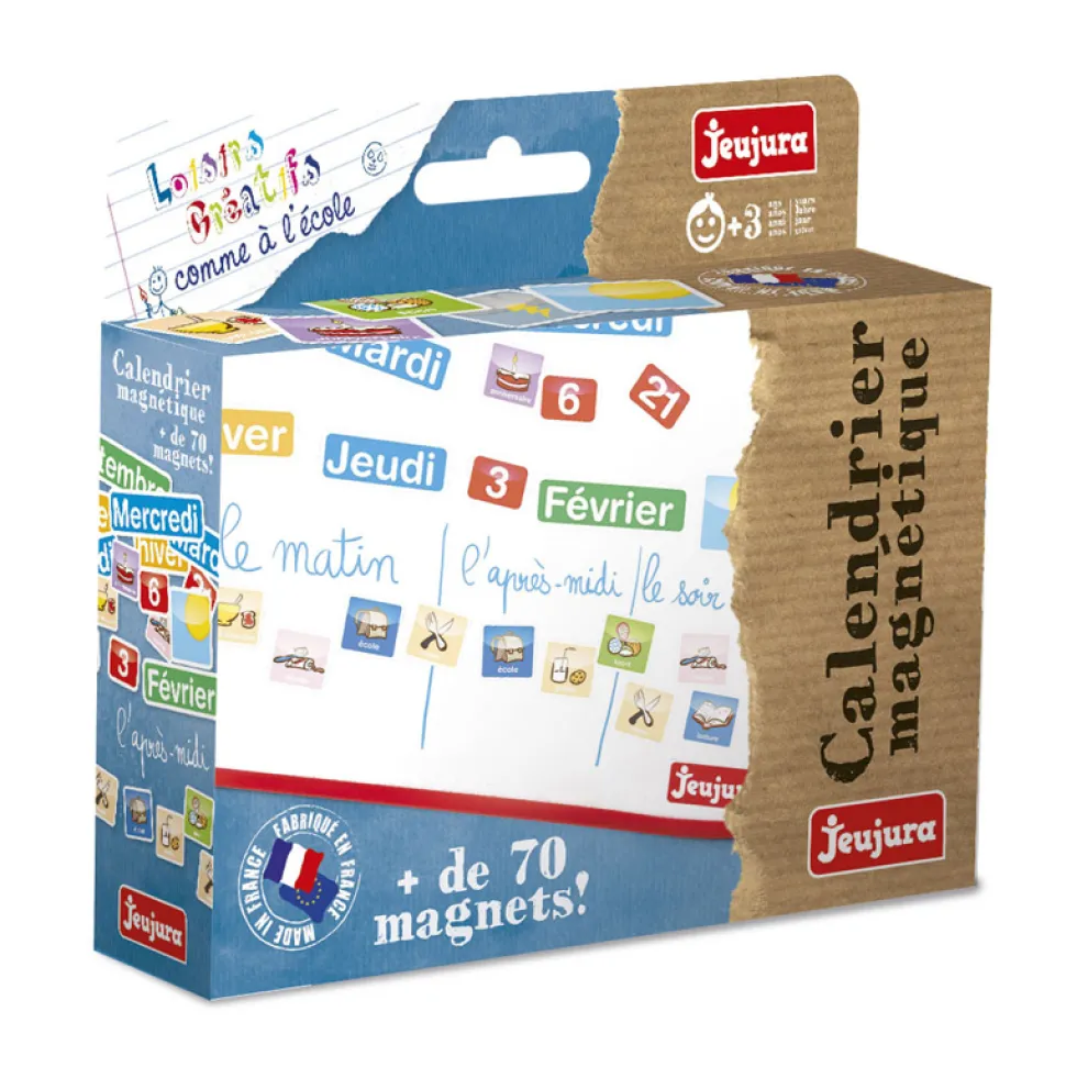 Magnets calendrier pour tableaux en bois - JeuJura