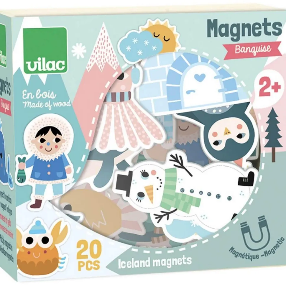 Magnets Iceland illustrés par Michelle Carlslund - Vilac