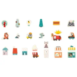 Magnets Ville 24 Pièces - Janod