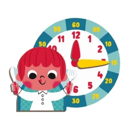 Magnéti'Book : J'apprends l'heure - Janod