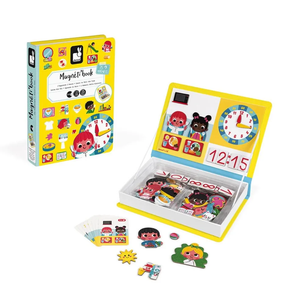 Magnéti'Book : J'apprends l'heure - Janod