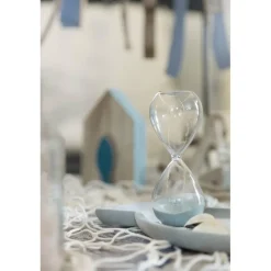 Maison en bois 15cm avec Poisson bleu inséré - RueDeLaFete