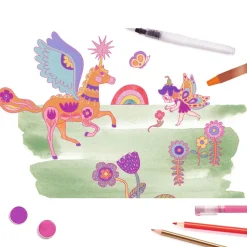 Mallette artistique : Sparkling color box : Couleurs étincelantes - Djeco