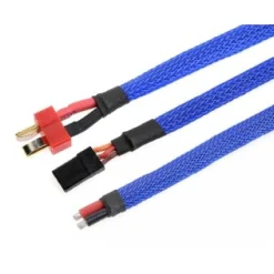 Manchon de protection pour câbles - Tressé - 6mm - Bleu - 1m - Gforce