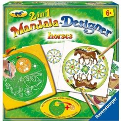 Mandala Designer Chevaux 2 en 1 - Ravensburger