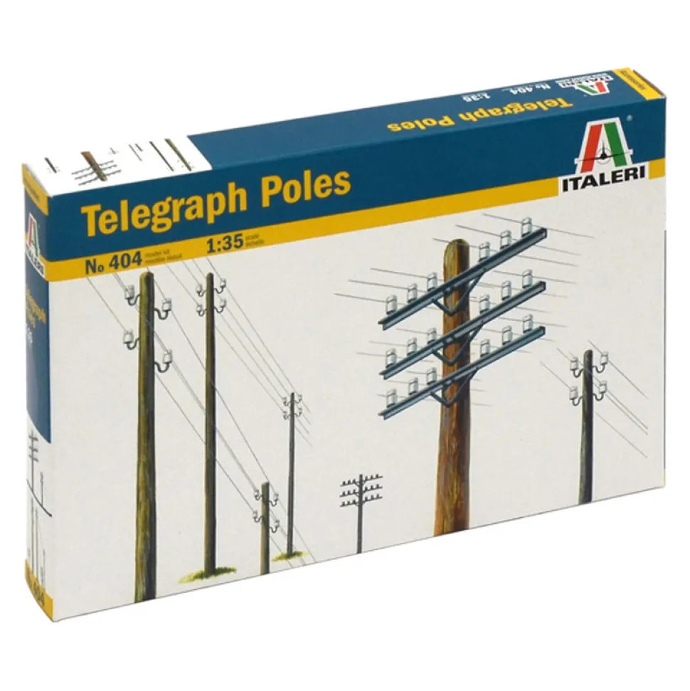 Maquette 1/35 : Poteaux télégraphiques - Italeri