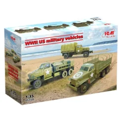 Maquette : Véhicules militaires US de la Seconde Guerre mondiale en 1:35 - ICM