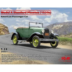 Maquette voiture : Phaeton 1930s, voiture passagers américains - ICM