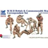 Maquette accessoire : W.W.II British & Commonwealth Correspondent Set - Bronco Models