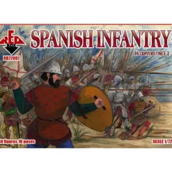Maquette accessoires militaire : Spanish Infantry - Red Box