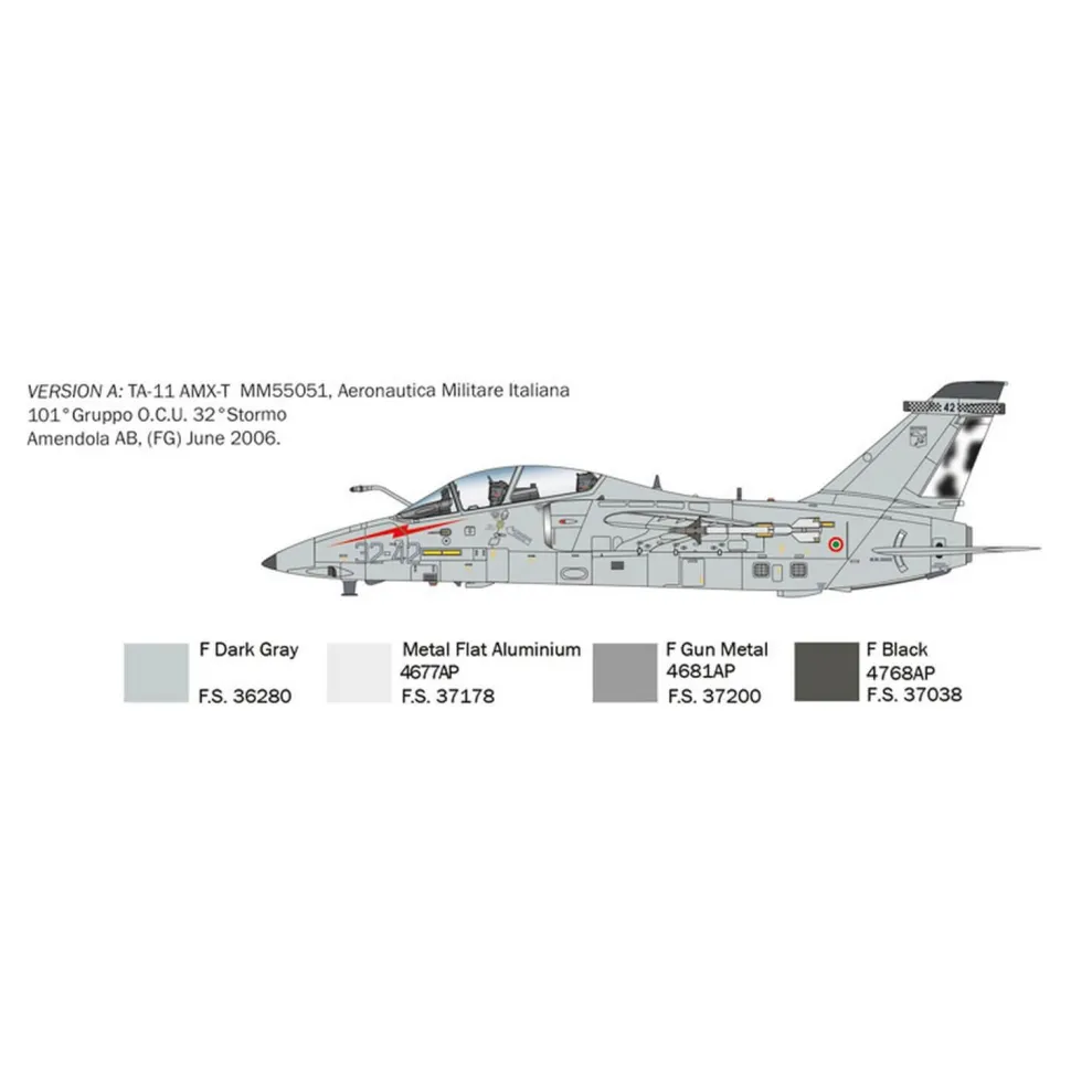 Maquette Avion : AMX-T - Italeri