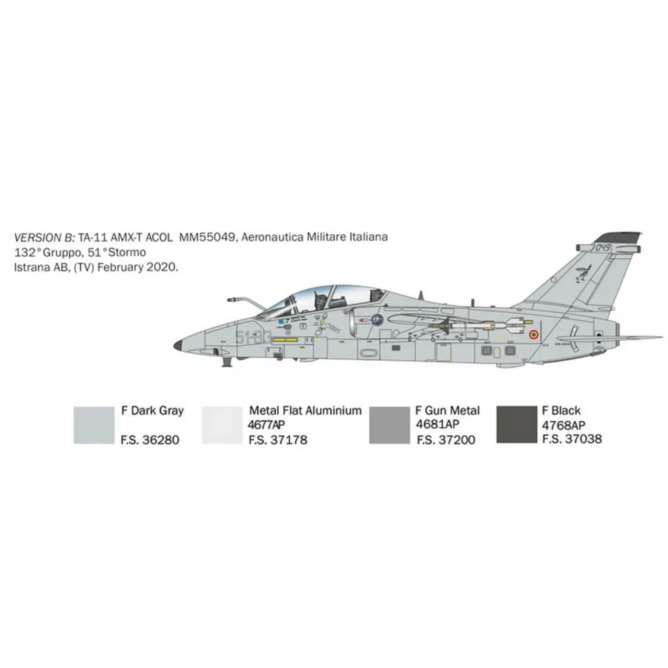 Maquette Avion : AMX-T - Italeri