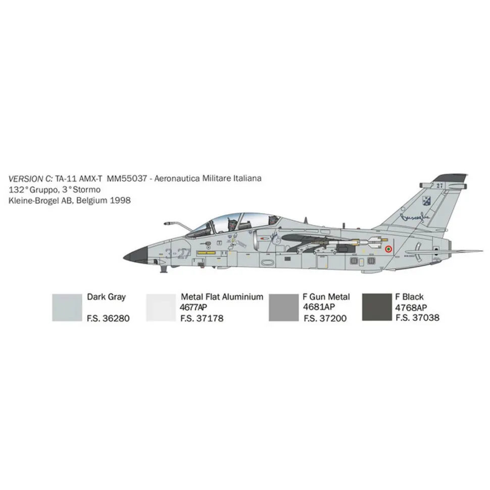 Maquette Avion : AMX-T - Italeri