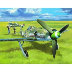 Maquette avion : avion de chasse bombardier allemand Focke-Wulf FW190D-13 - Hobby Boss