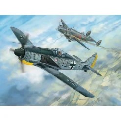 Maquette avion : avion de chasse bombardier allemand Focke Wulf FW 190A-5 - Hobby Boss