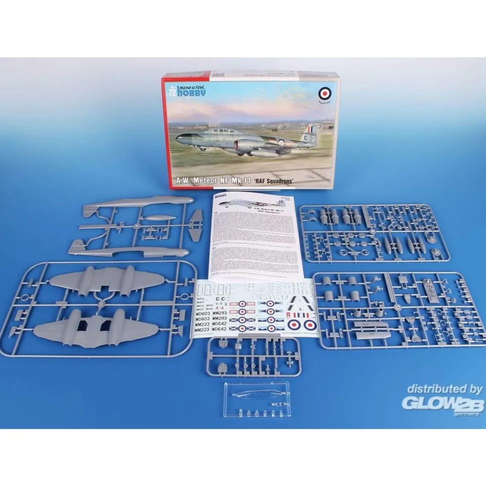 Maquette Avion : A.W. Meteor NF Mk.11 RAF Squardrons - Special Hobby