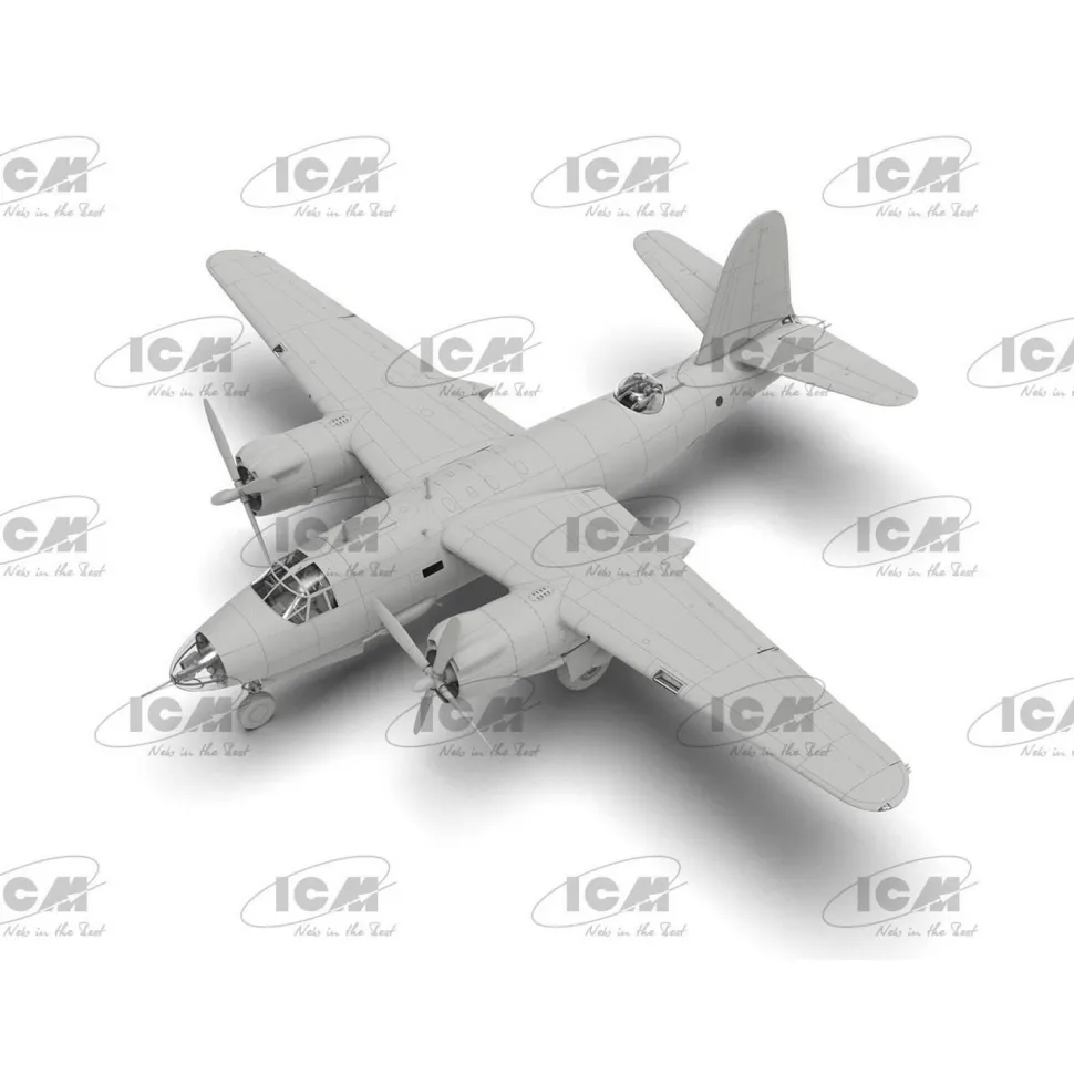 Maquette avion : B-26F Marauder, bombardier US de la Seconde Guerre mondiale en 1:48 - ICM
