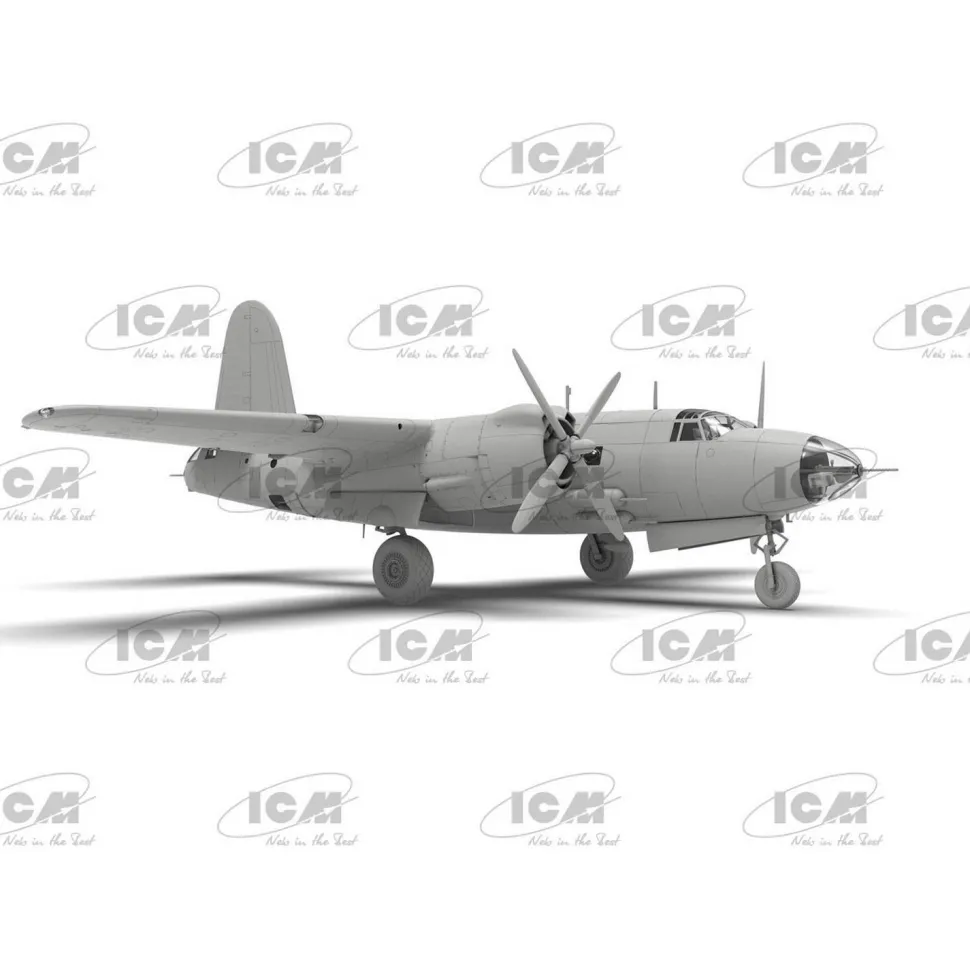 Maquette avion : B-26F Marauder, bombardier US de la Seconde Guerre mondiale en 1:48 - ICM