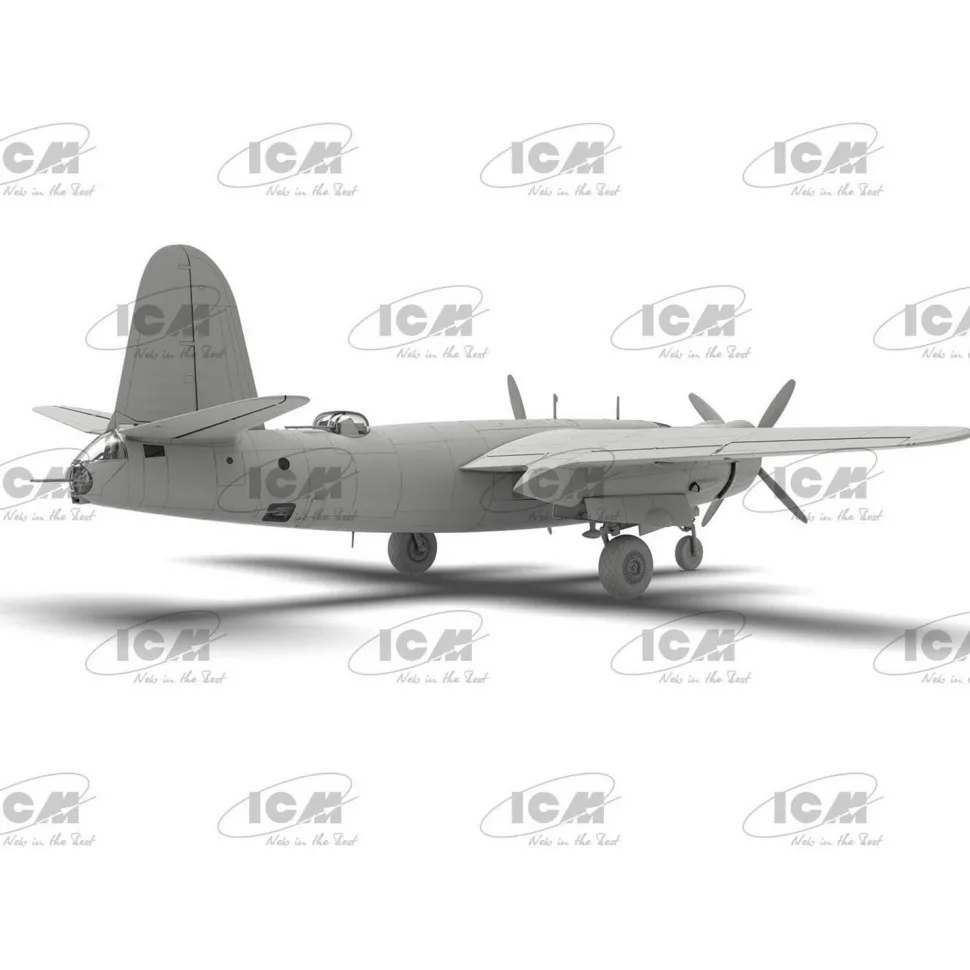 Maquette avion : B-26F Marauder, bombardier US de la Seconde Guerre mondiale en 1:48 - ICM