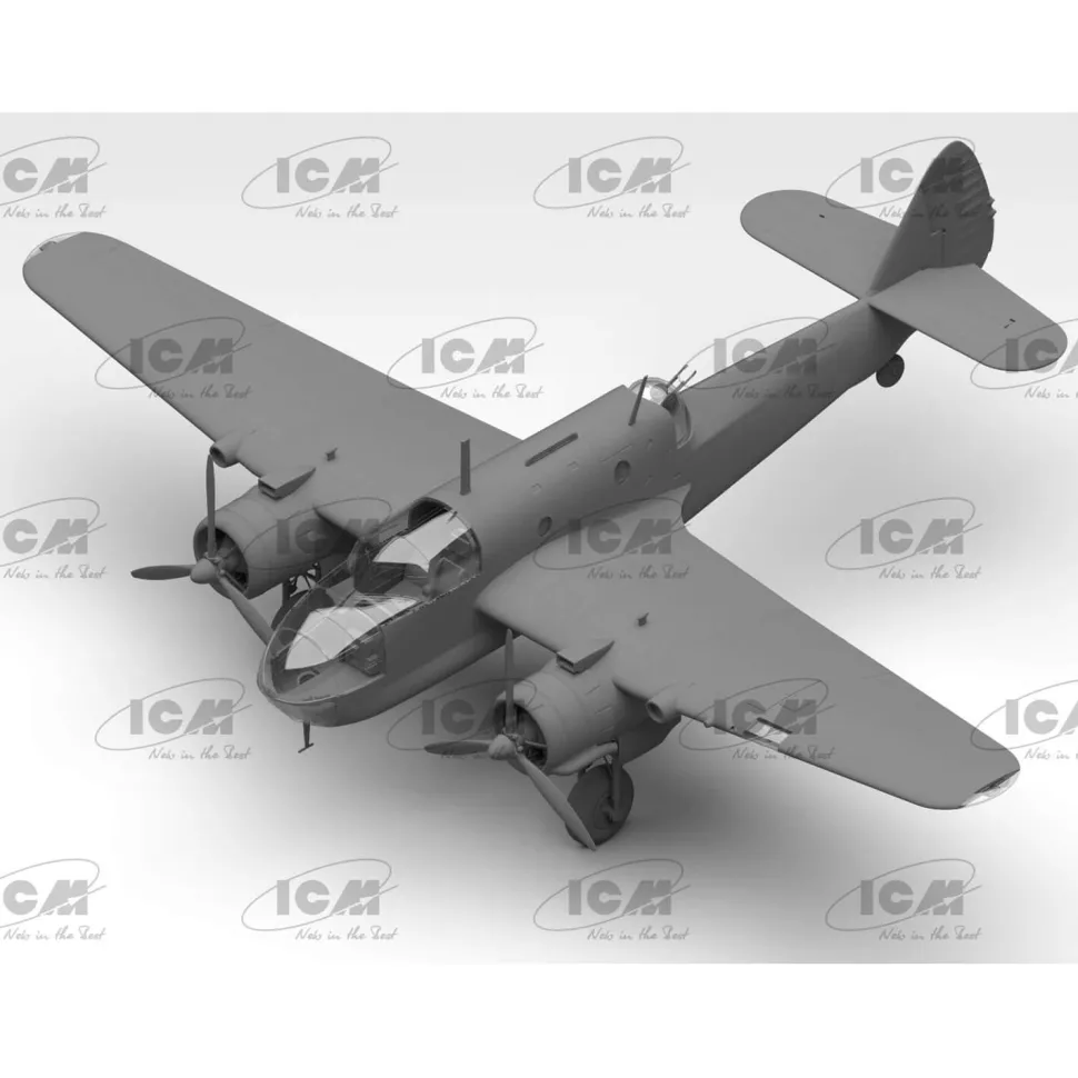 Maquette avion : Bristol Beaufort Mk.I, Seconde Guerre Mondiale - ICM