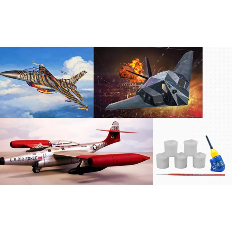 Maquette avion : Coffret cadeau 75ème anniversaire US Air Force - Revell