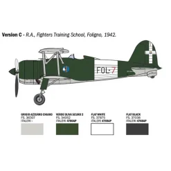 Maquette avion : FIAT CR.42 Falco Assault/Night Fighter en 1:48 - Italeri