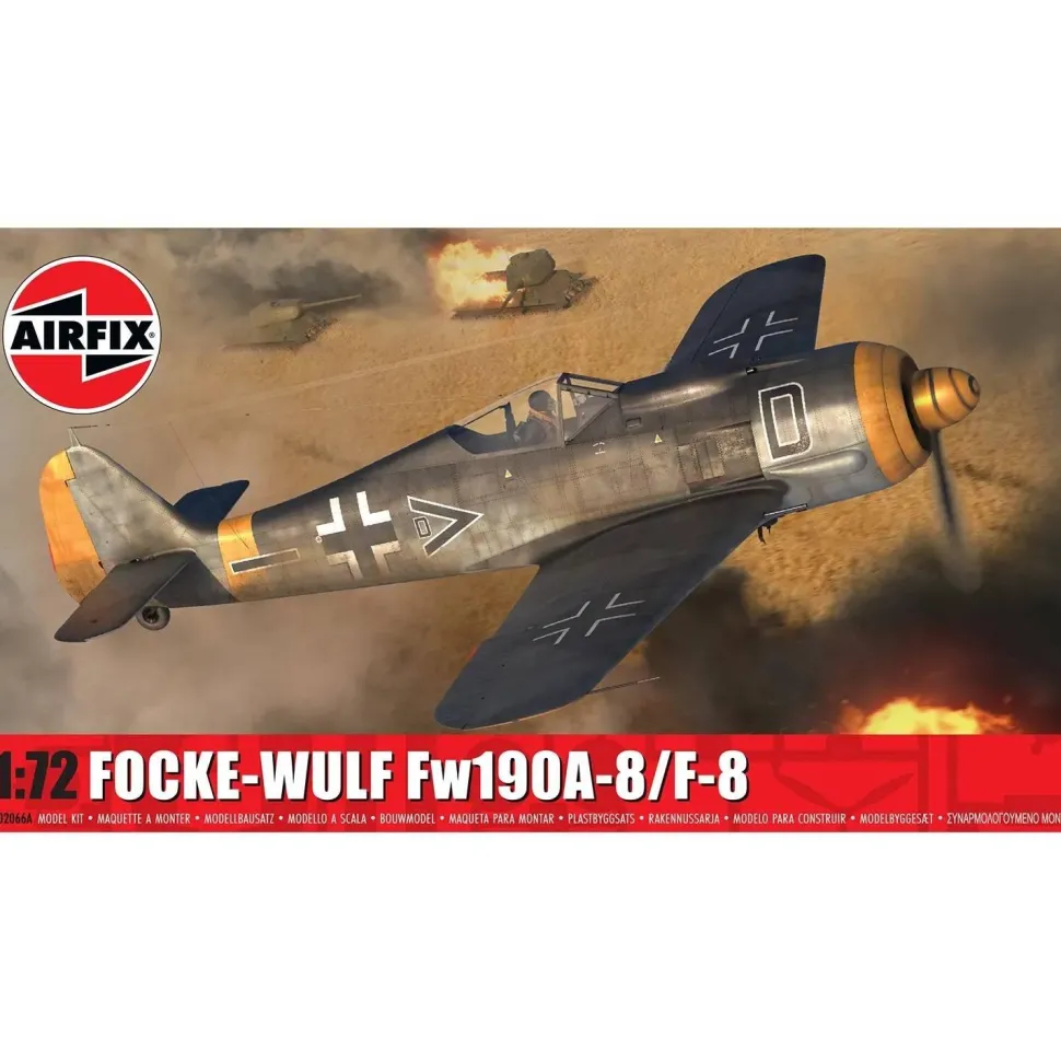 Maquette avion : Focke-Wulf Fw190A-8/F-8 en 1:72 - Airfix