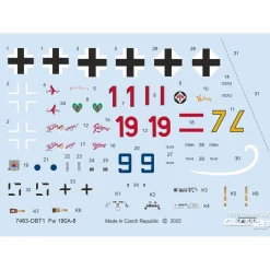 Maquette avion : Fw 190A-8 standard wings - Eduard