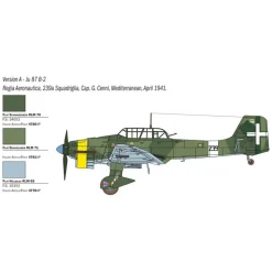 Maquette avion : Ju87B-2/R2 Stuka Picch - Italeri