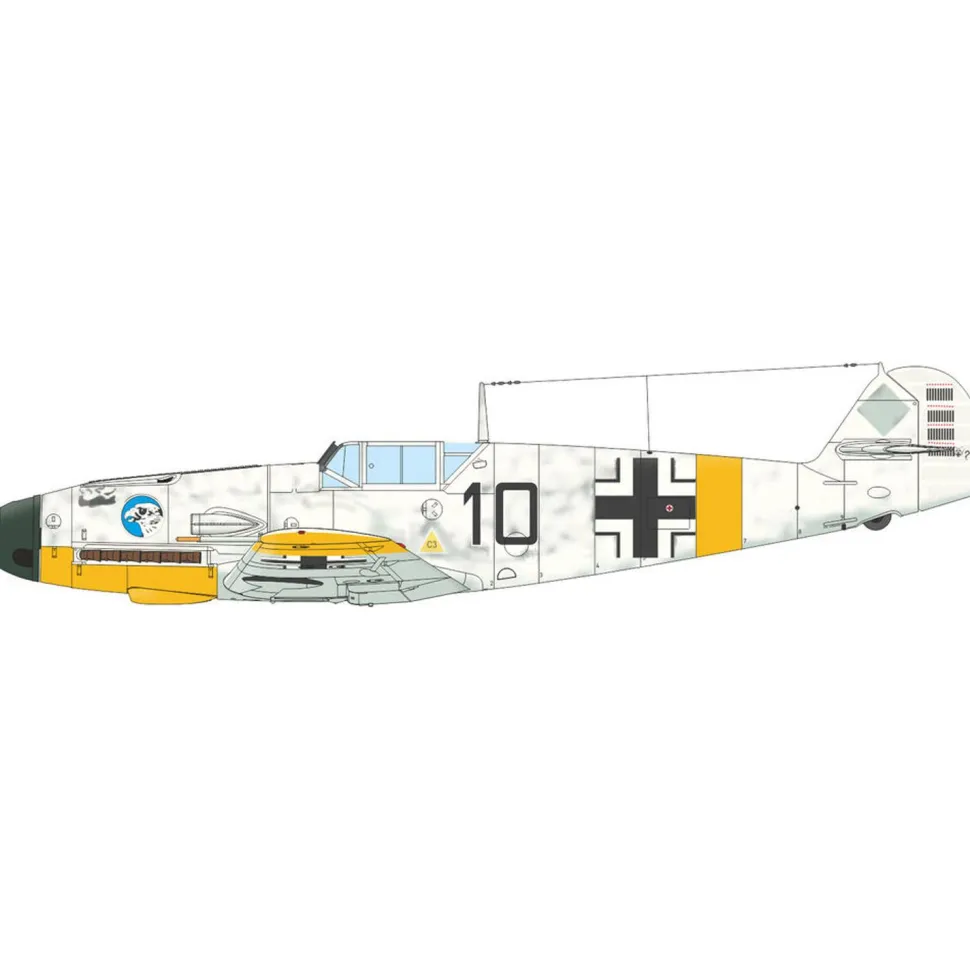Maquette avion : Kits: Bf 109F-2 - Eduard