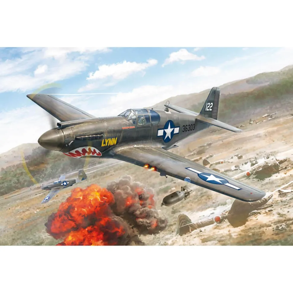 Maquette avion : P-51A Mustang - Italeri