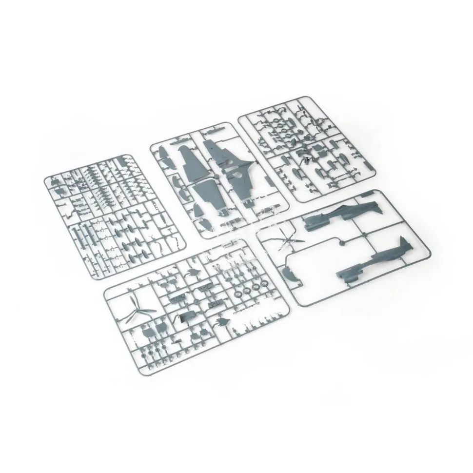 Maquette avion : P-40E Warhawk en 1:48 Profipack - Eduard