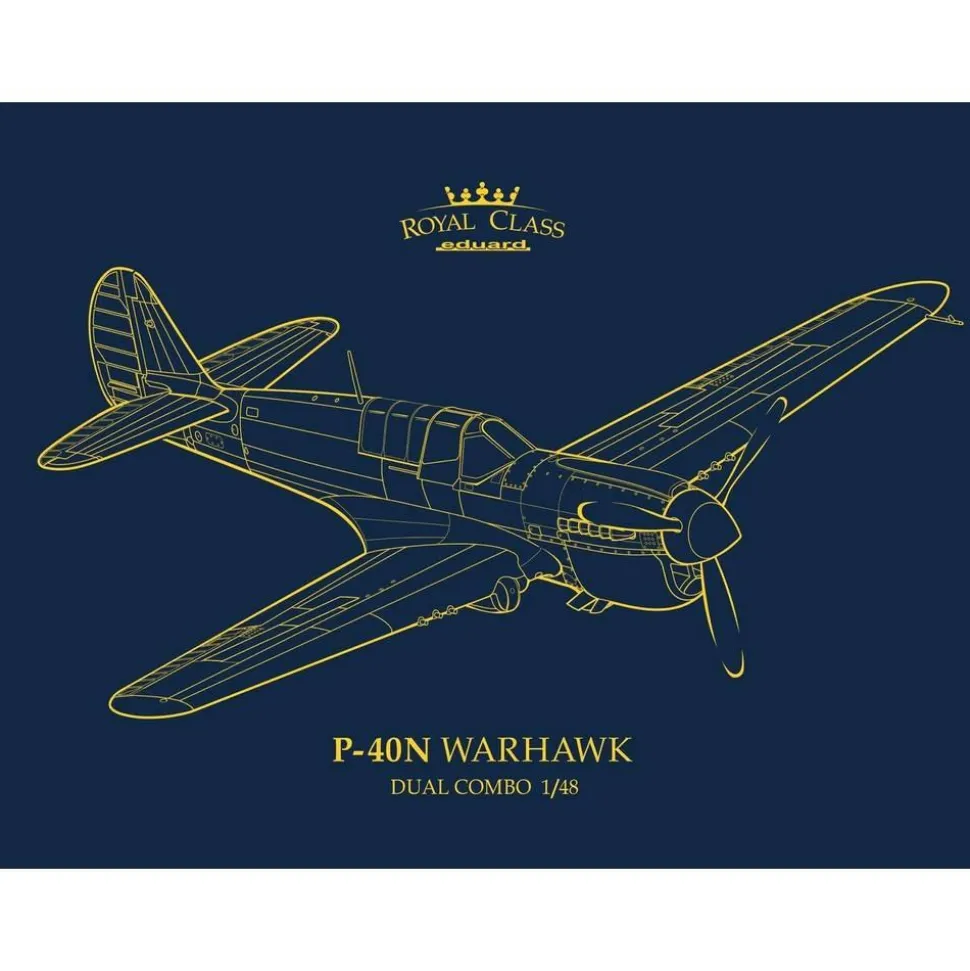 Maquette avion - P-40N Warhawk Royal Class - Eduard