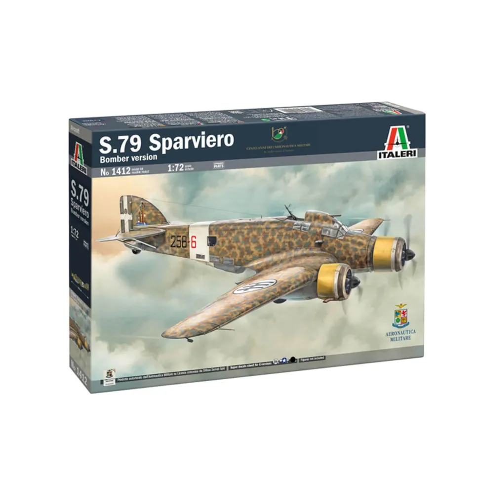 Maquette avion : S.79 Sparviero version bombardier - Italeri