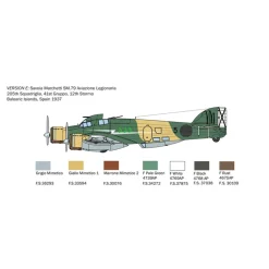 Maquette avion : S.79 Sparviero version bombardier - Italeri