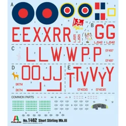 Maquette avion : Short Sirling Mk.III - Italeri