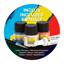 Maquette avion : Starter Kit : Dornier DO27/CASA C-127 - Heller