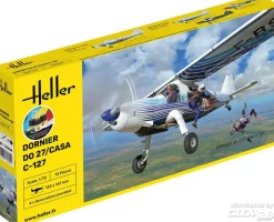 Maquette avion : Starter Kit : Dornier DO27/CASA C-127 - Heller