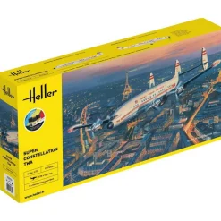 Maquette Avion Starter Kit : Super Constellation TWA - Heller