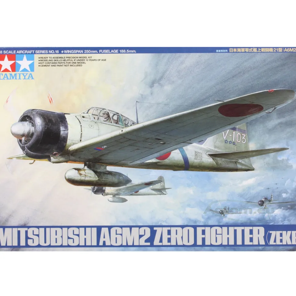 Maquette avion : A6M2 Type21 Zero Fighter (ZEKE) - Tamiya