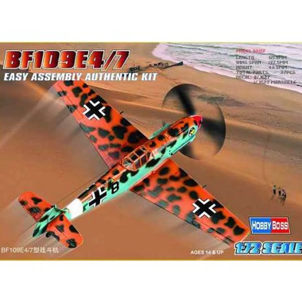 Maquette avion : BF 109 E-4/7 - Hobby Boss