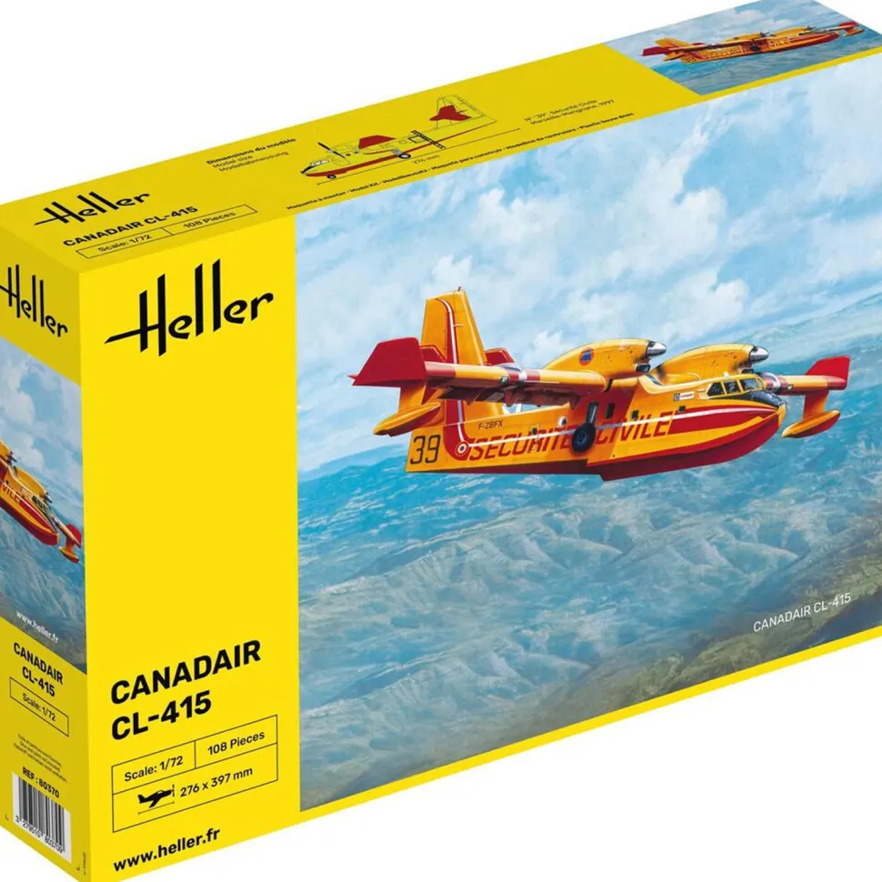 Maquette avion : Canadair CL 415 - Heller