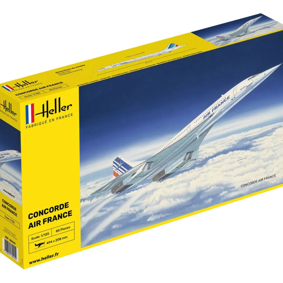 Maquette avion : Concorde Air France - Heller