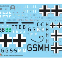 Maquette avion de guerre : JU 87G-1 Stuka Kanonenvogel - Italeri