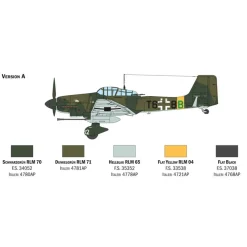 Maquette avion de guerre : JU 87G-1 Stuka Kanonenvogel - Italeri