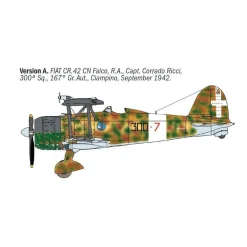 Maquette avion FIAT CR.42 CN Falco Chasse de nuit - 1/72 - Italeri