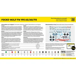 Maquette avion FOCKE WULF Fw 190 A8/F3 - Heller